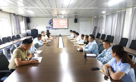 俊源石油党支部举行建党103周年主题党日活动